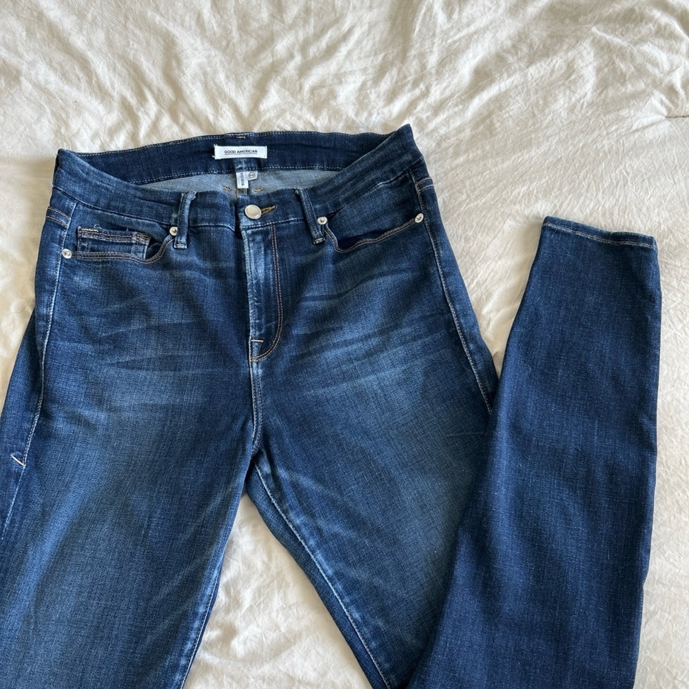 GOOD AMERICAN - Dark Blue Women's Jeans